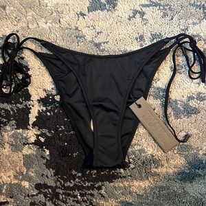 Matte Black String Bottoms